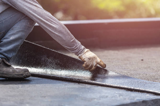 Professional Emergency Waterproofing technician working in Collins, WI